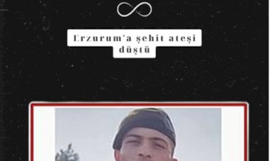 Erzurum’a şehit ateşi düştü