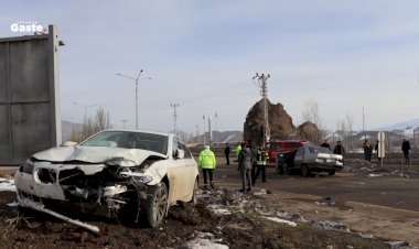 Erzurum Oltu’da Trafik Kazası !